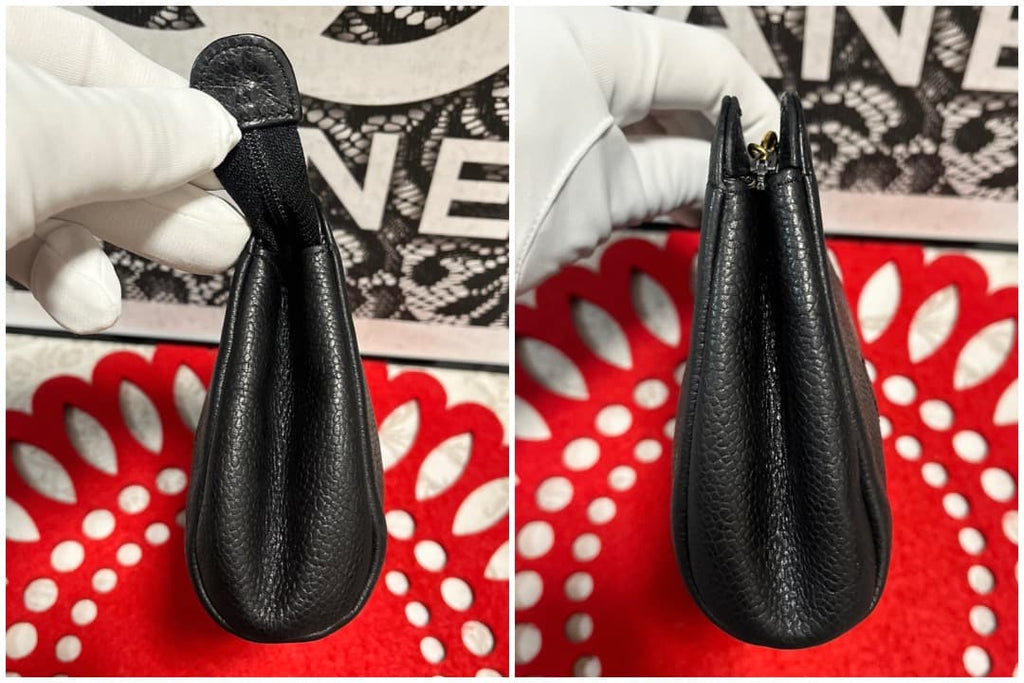 Chanel Caviar Leather Pouch Vanity — view 4