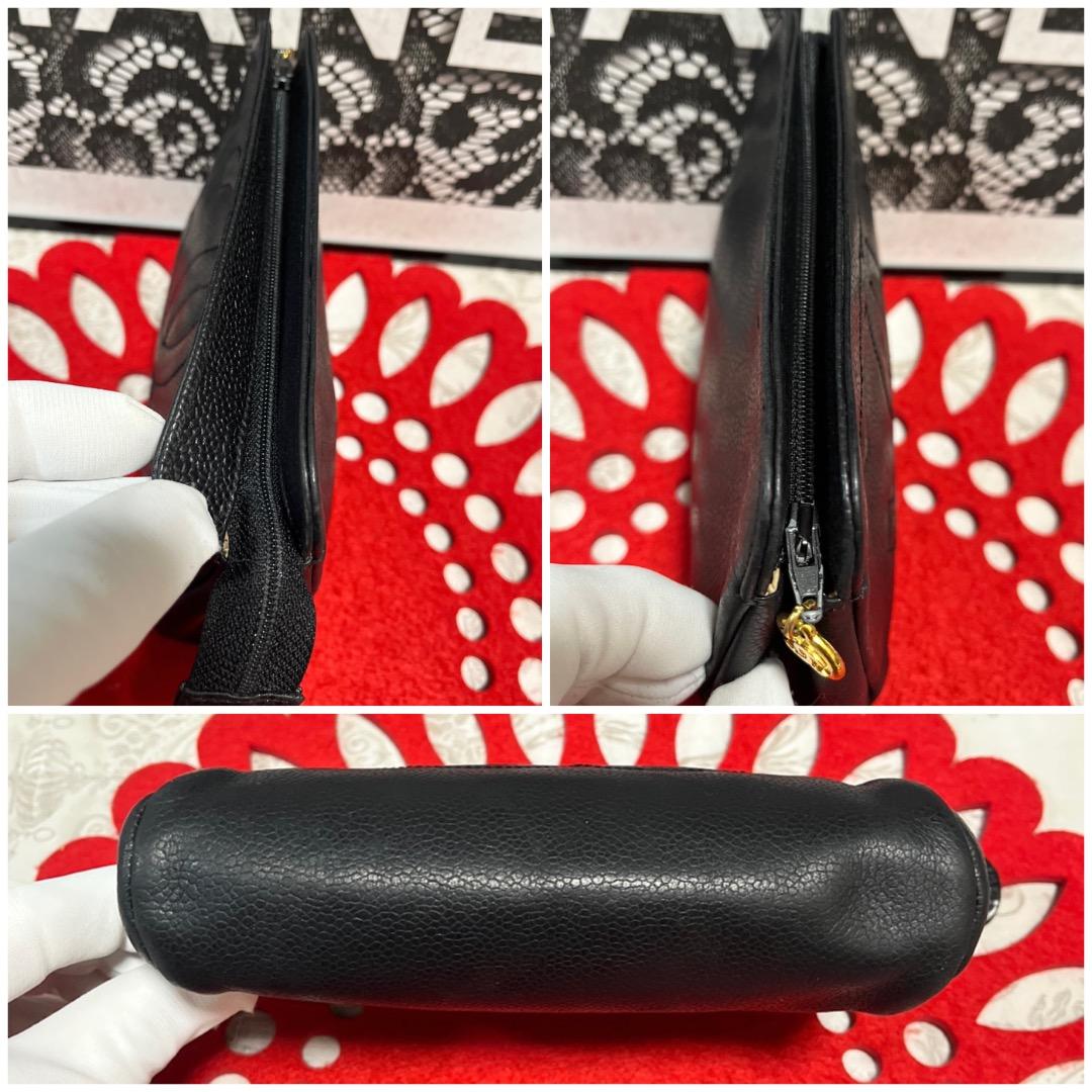 Chanel Caviar Leather Pouch Vanity — view 5