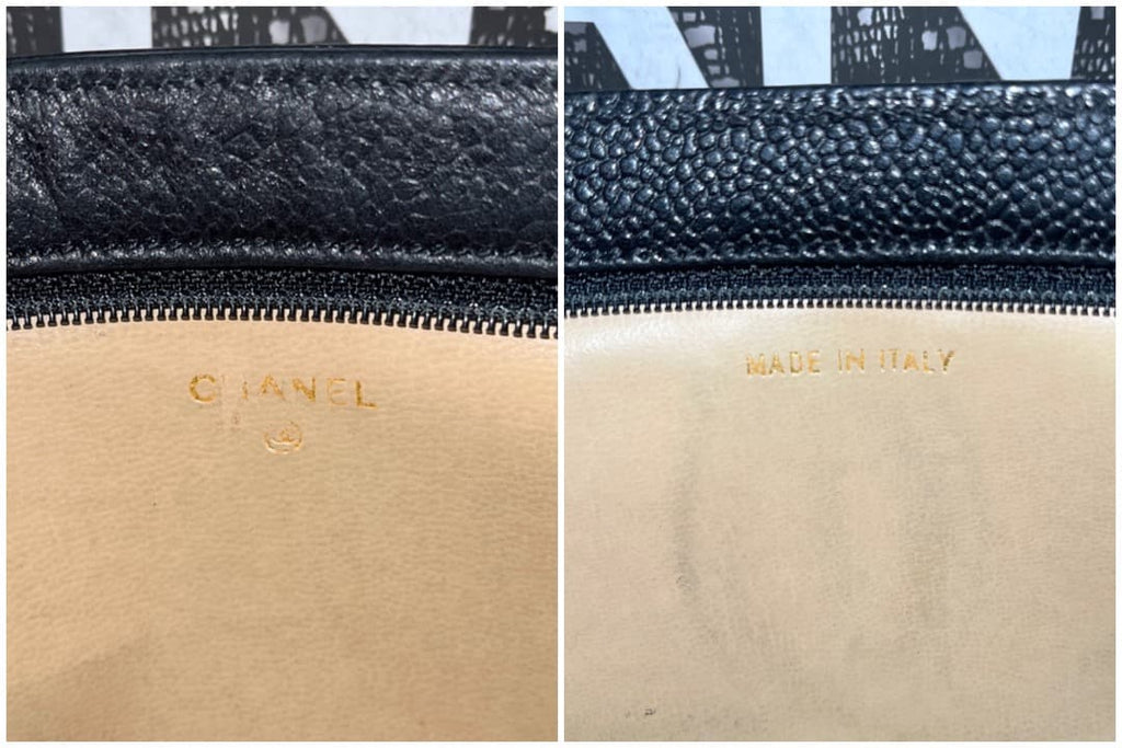 Chanel Caviar Leather Pouch Vanity — view 9