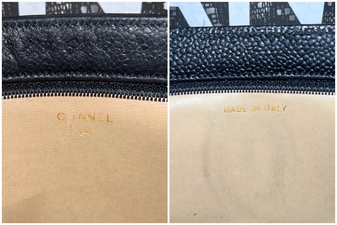 Chanel Caviar Leather Pouch Vanity — view 9