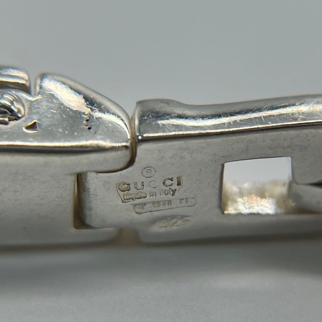 Gucci G Shape Bracelet SV 925 Vintage — view 8