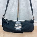 Fendi Mamma Bucket Cotton Jersey Black — view 2