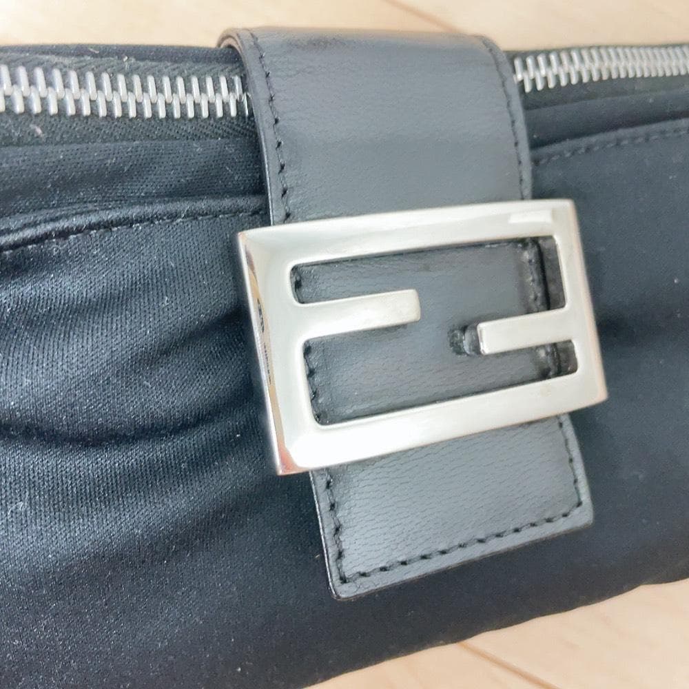 Fendi Mamma Bucket Cotton Jersey Black — view 6