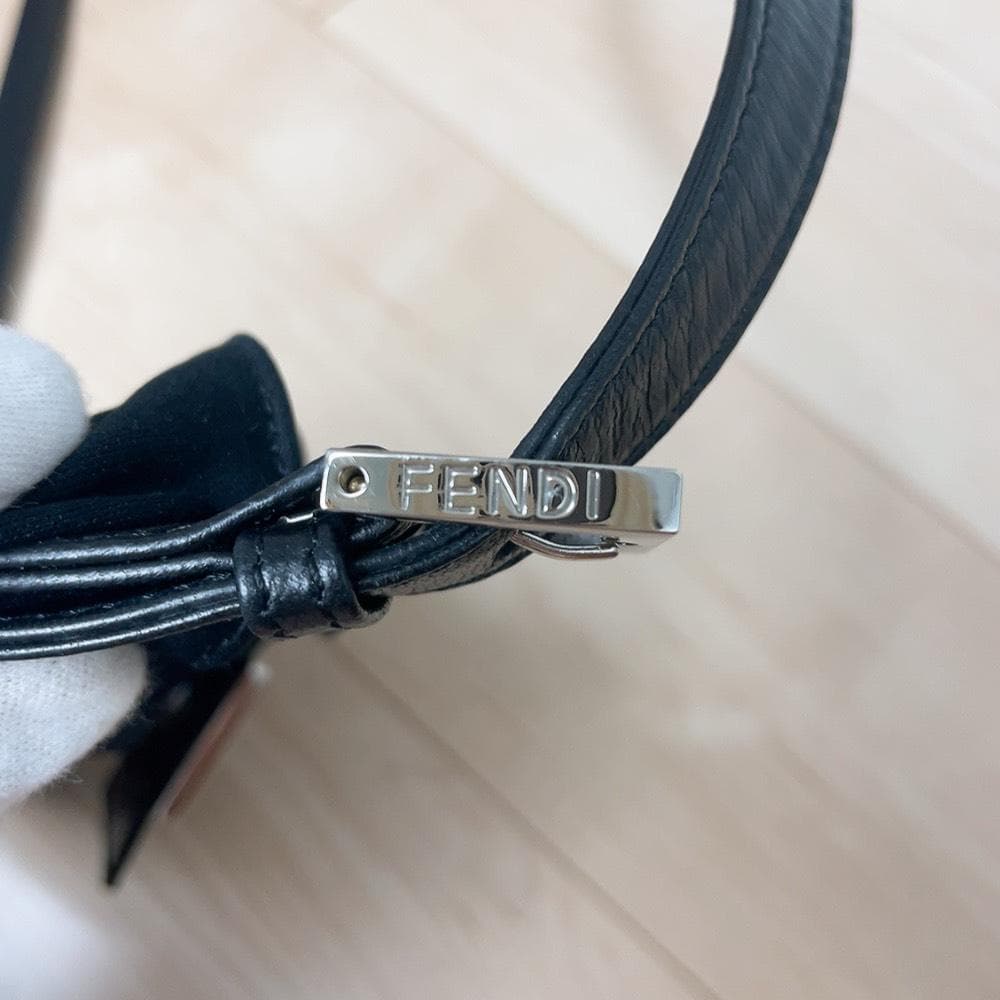 Fendi Mamma Bucket Cotton Jersey Black — view 8