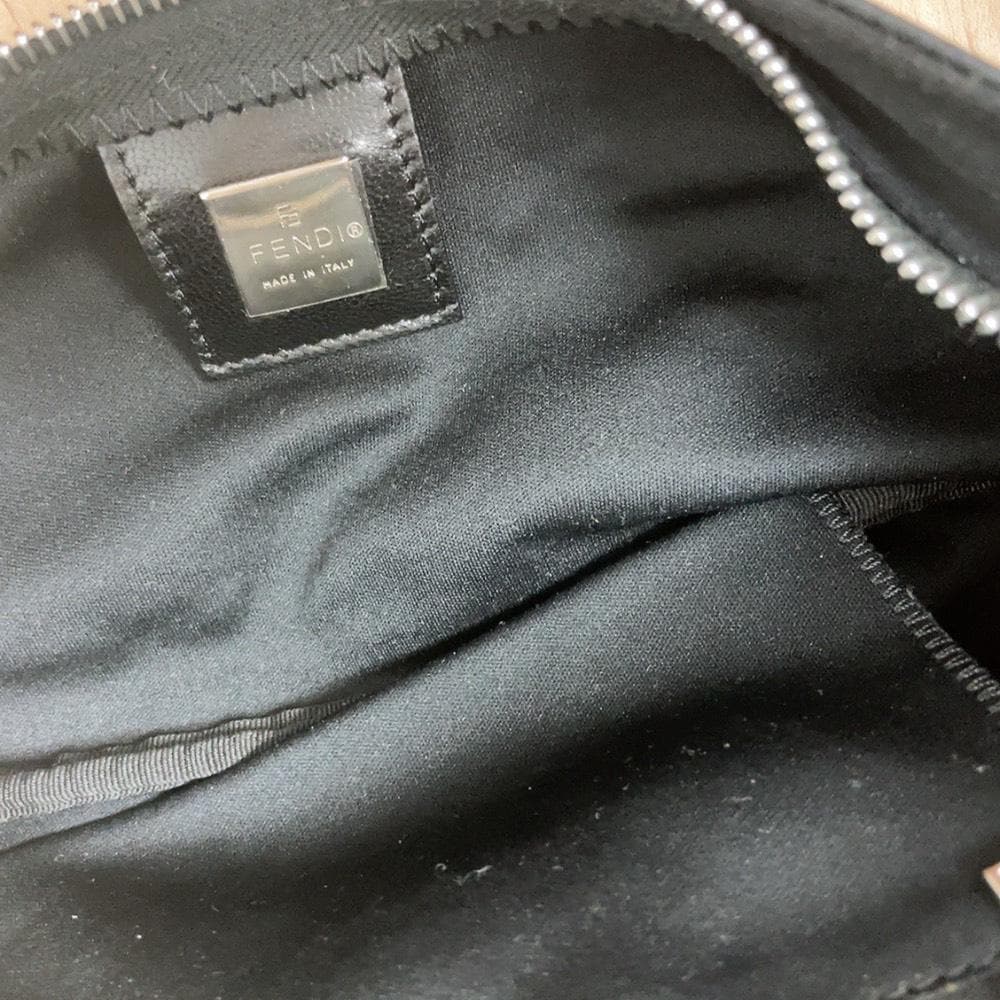 Fendi Mamma Bucket Cotton Jersey Black — view 9