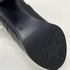 Dior D-town Leather Logo Short Boots Black — view 9