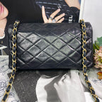 Chanel Vintage CC Logo Quilted Chain Shoulder — view 3
