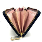 Louis Vuitton Rose Velours Zippy Wallet Damier — view 2