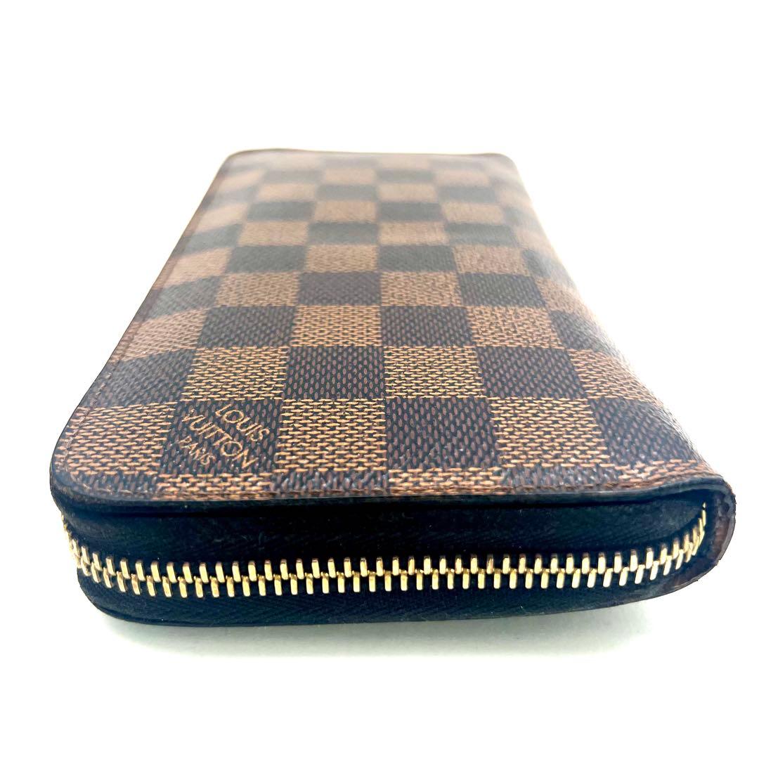 Louis Vuitton Rose Velours Zippy Wallet Damier — view 5