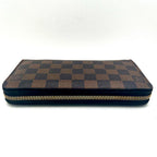Louis Vuitton Rose Velours Zippy Wallet Damier — view 6