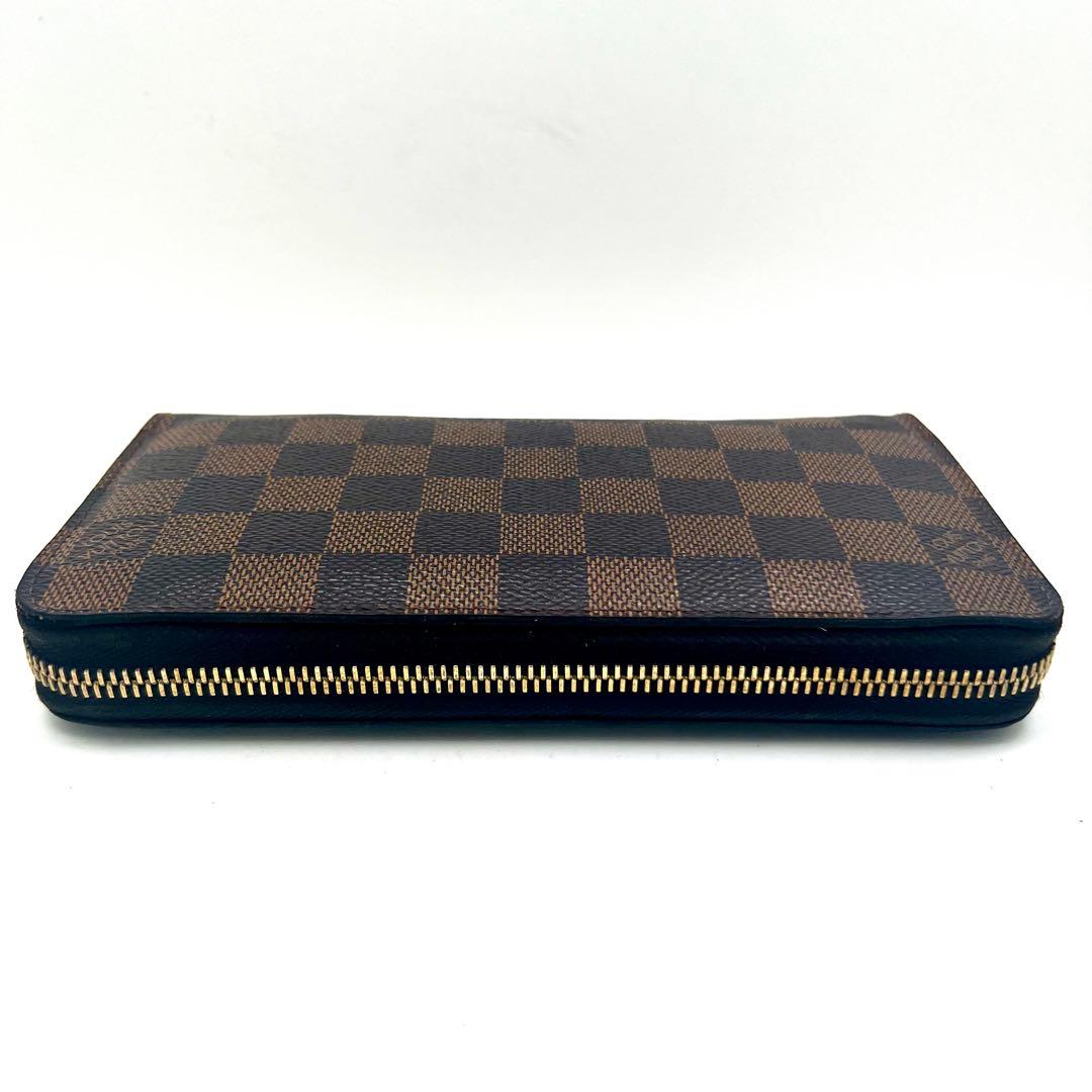 Louis Vuitton Rose Velours Zippy Wallet Damier — view 6