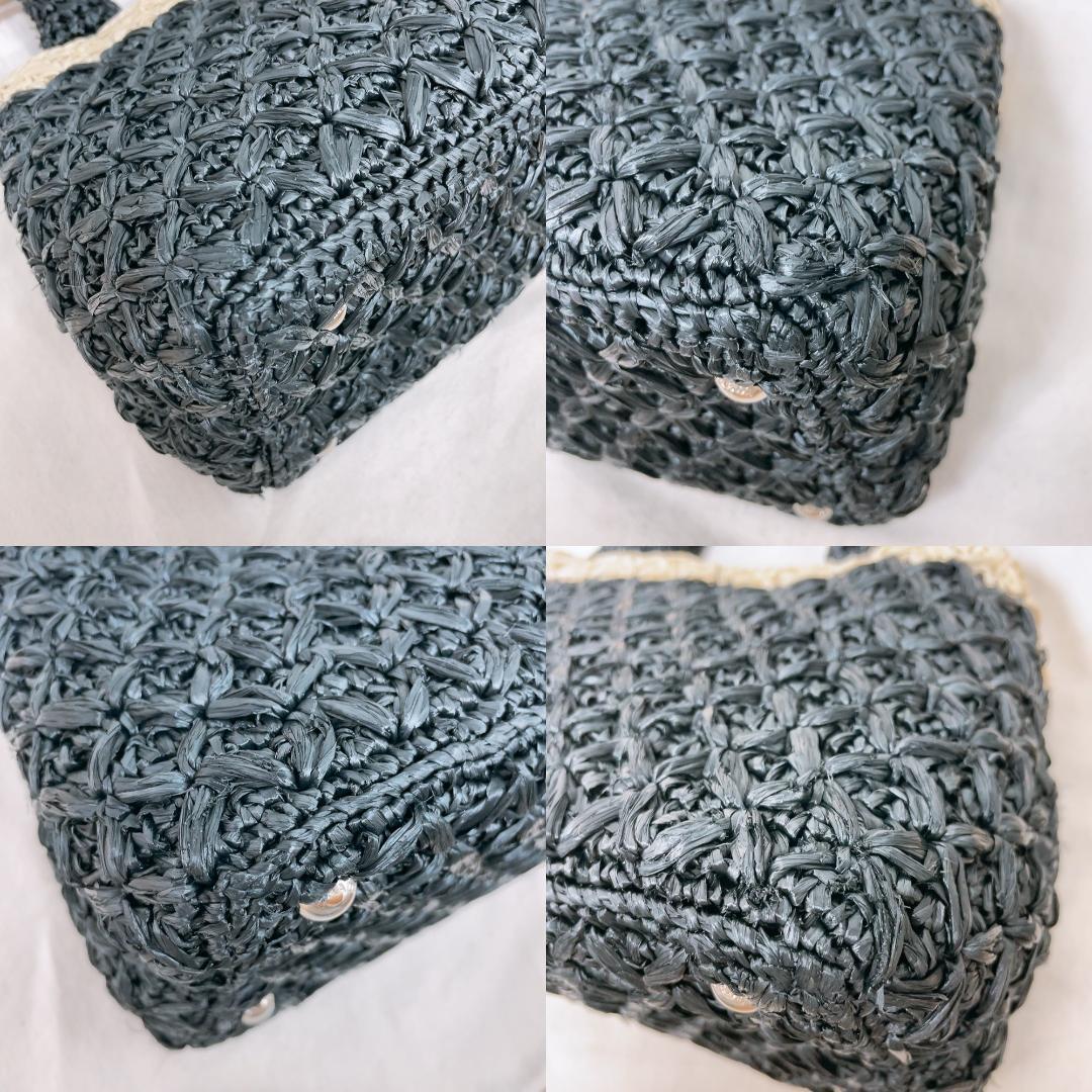 Prada Raffia Croquette Canapa Tote Bag — view 6