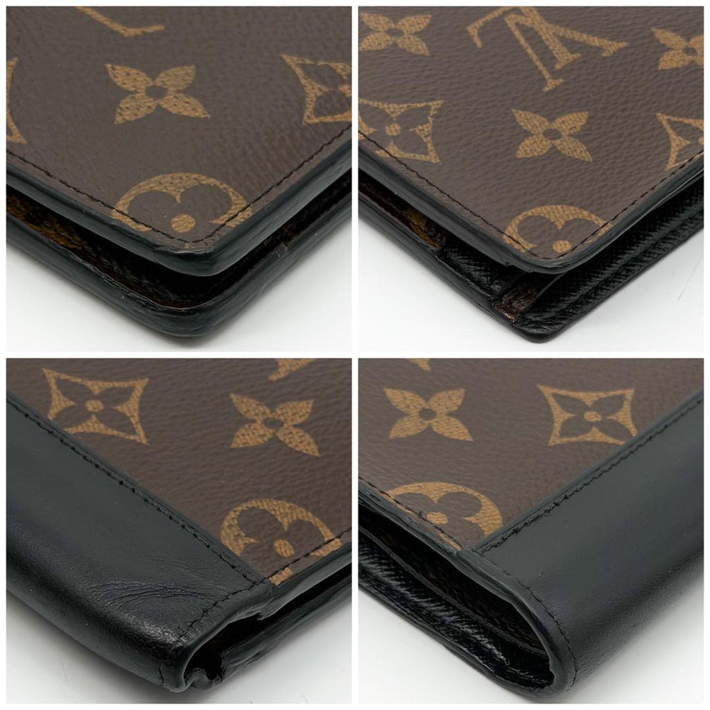 Louis Vuitton Portefeuille Multiple Macassar Monogram Wallet — view 5
