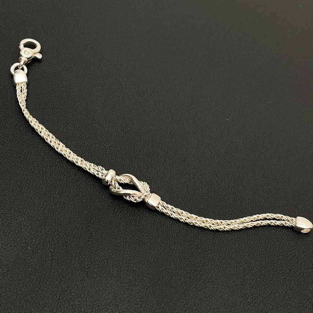 Tiffany & Co Bracelet Bangle Center Knot Double Rope — view 3