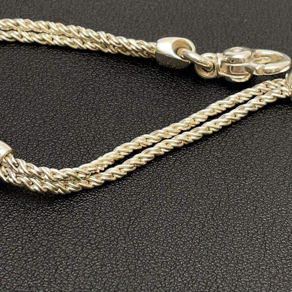 Tiffany & Co Bracelet Bangle Center Knot Double Rope — view 4