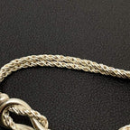 Tiffany & Co Bracelet Bangle Center Knot Double Rope — view 5