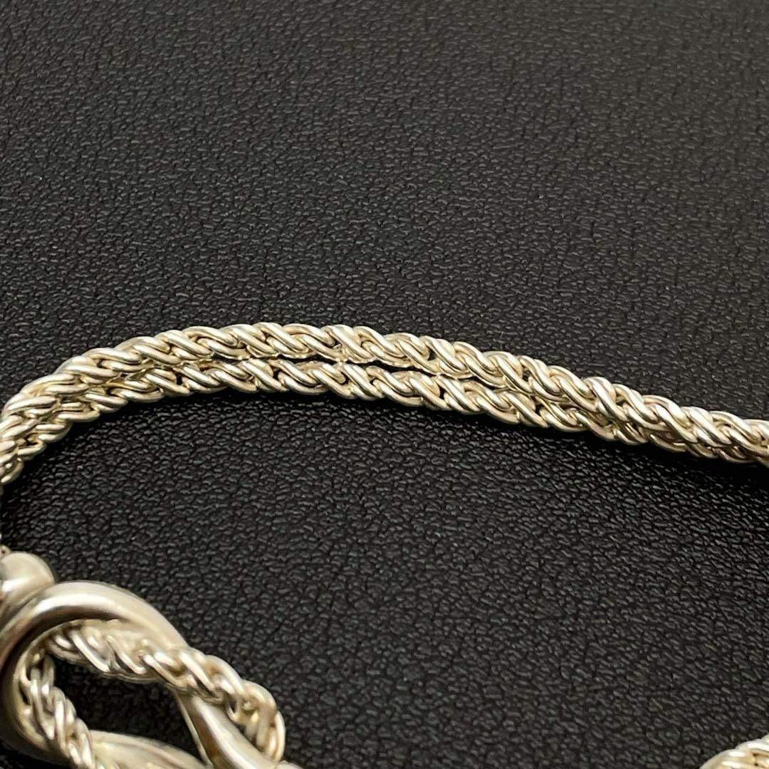 Tiffany & Co Bracelet Bangle Center Knot Double Rope — view 5