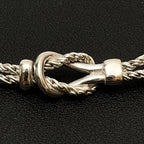 Tiffany & Co Bracelet Bangle Center Knot Double Rope — view 8