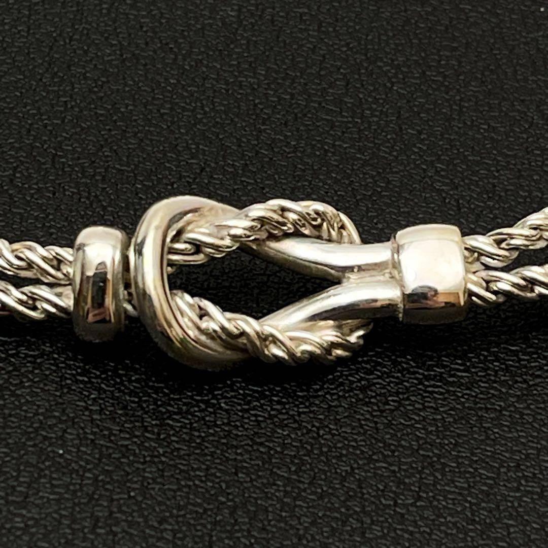 Tiffany & Co Bracelet Bangle Center Knot Double Rope — view 8
