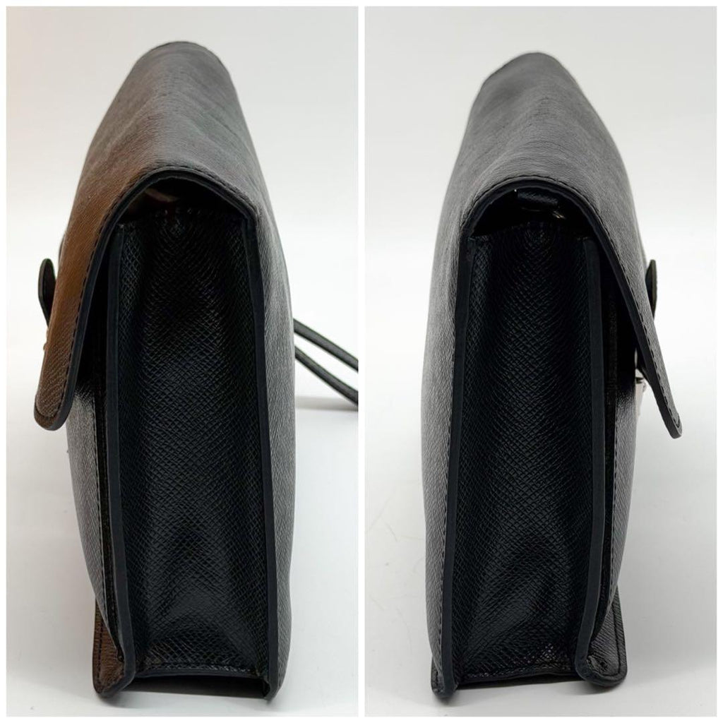 Louis Vuitton Belaia Taiga Clutch Leather — view 5