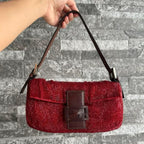 Fendi Beads Baguette Shoulder Bag
