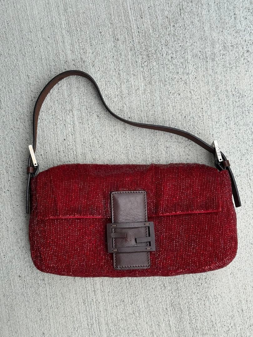 Fendi Beads Baguette Shoulder Bag — view 2