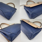 Louis Vuitton Lockme 2 Cartable Blue Handbag — view 8