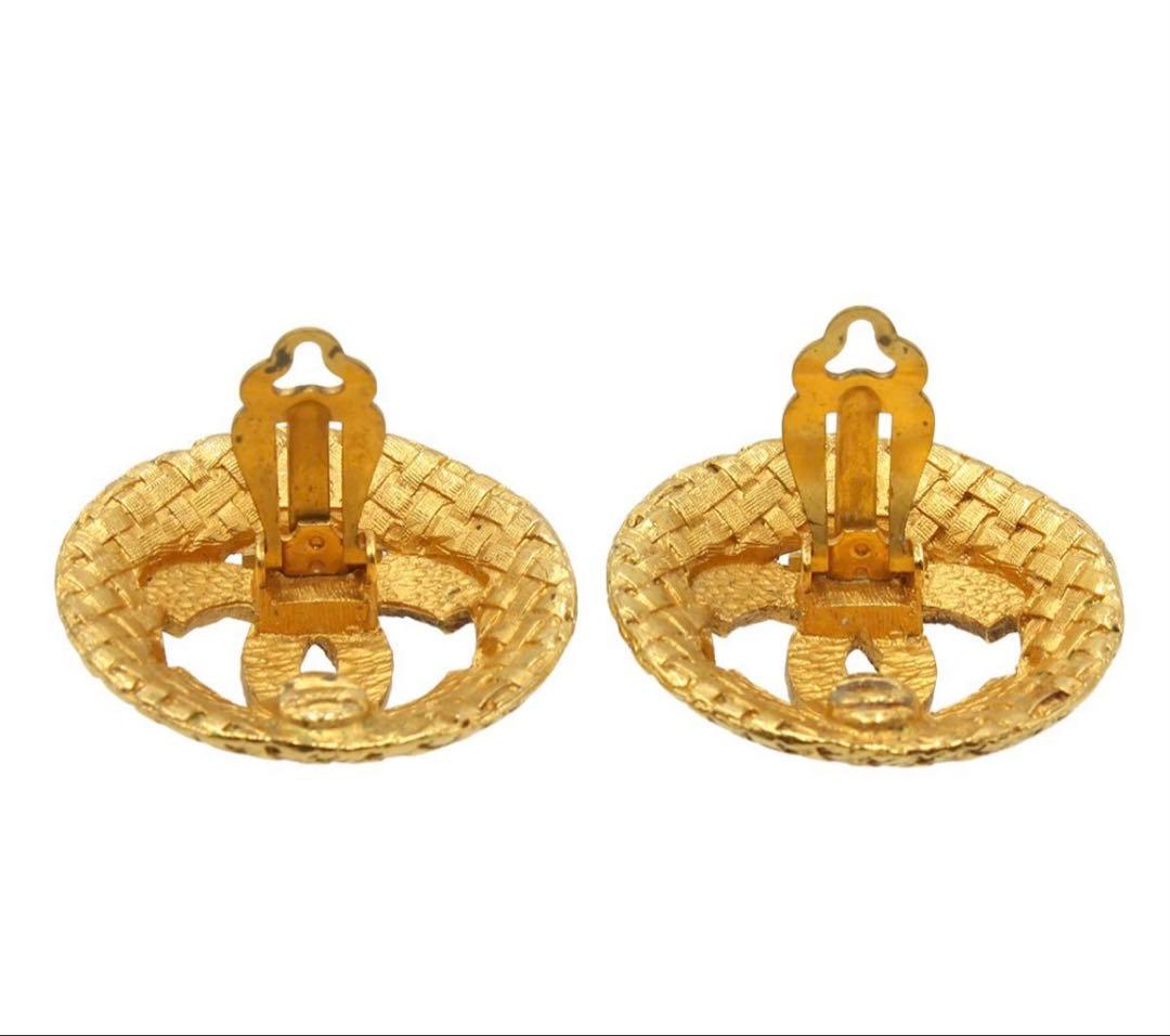 Chanel CC Logo Round Earrings — view 5