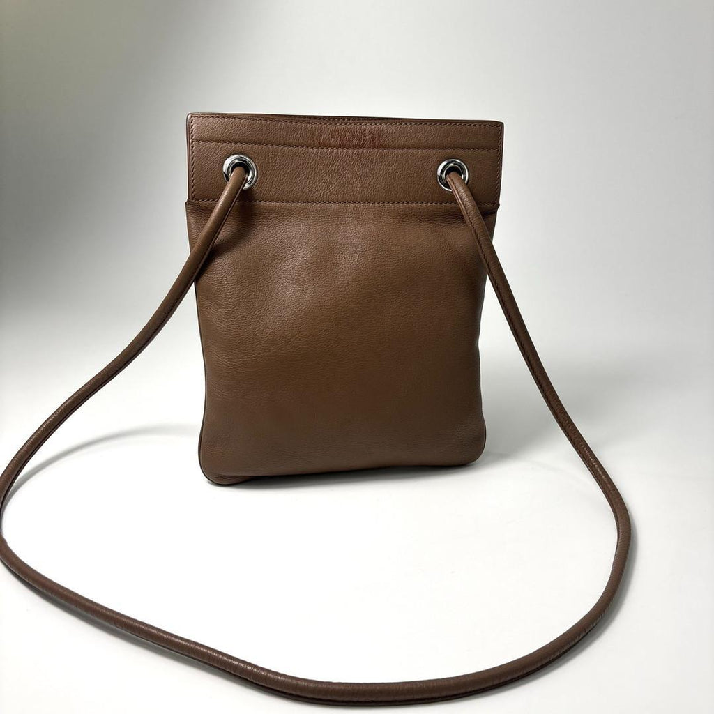 Hermes Super Aline Etoupe Silver Shoulder — view 4