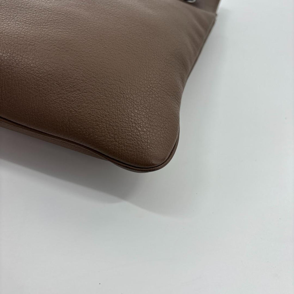 Hermes Super Aline Etoupe Silver Shoulder — view 7