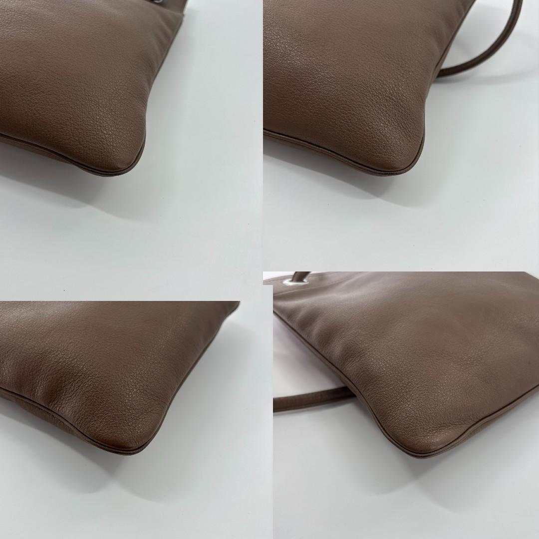 Hermes Super Aline Etoupe Silver Shoulder — view 8