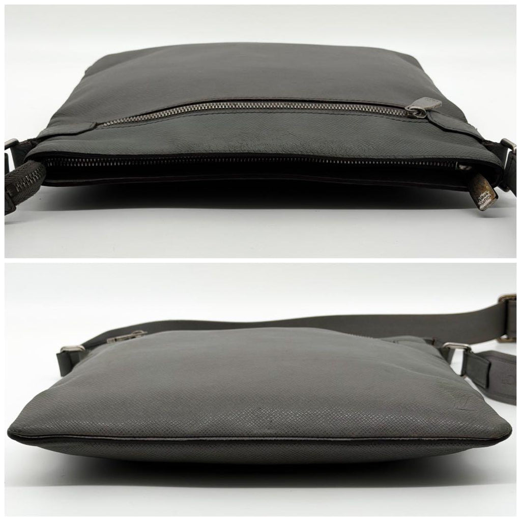 Louis Vuitton Sasha Taiga Shoulder Bag Crossbody Leather Messenger — view 5