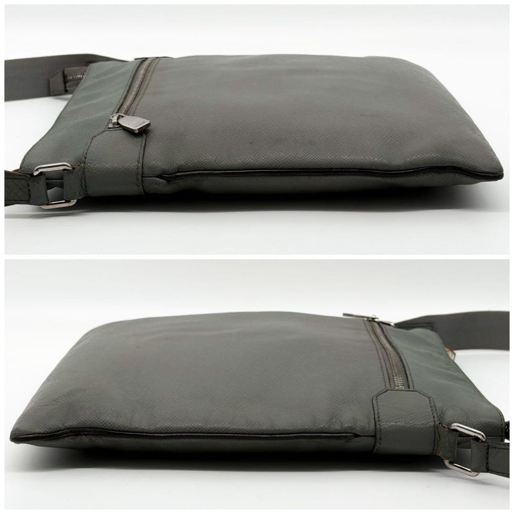 Louis Vuitton Sasha Taiga Shoulder Bag Crossbody Leather Messenger — view 6