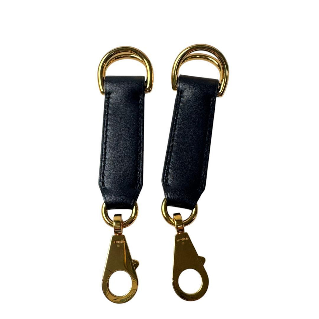 Hermes Attache Soie Bag Strap Black — view 2