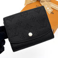 Louis Vuitton Mahina Portefeuille Iris Compact Noir Wallet