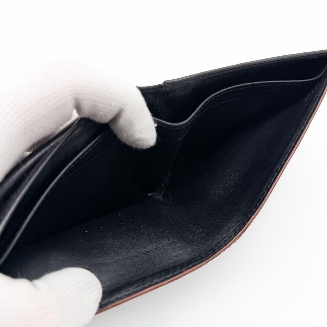 Loewe Puzzle Bifold Wallet Leather Black Compact Anagram — view 7