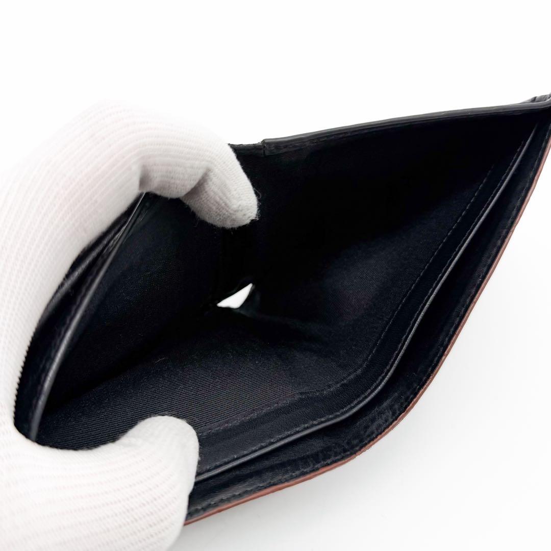 Loewe Puzzle Bifold Wallet Leather Black Compact Anagram — view 8