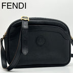 Fendi Pecan Shoulder Bag Leather Coating Vintage
