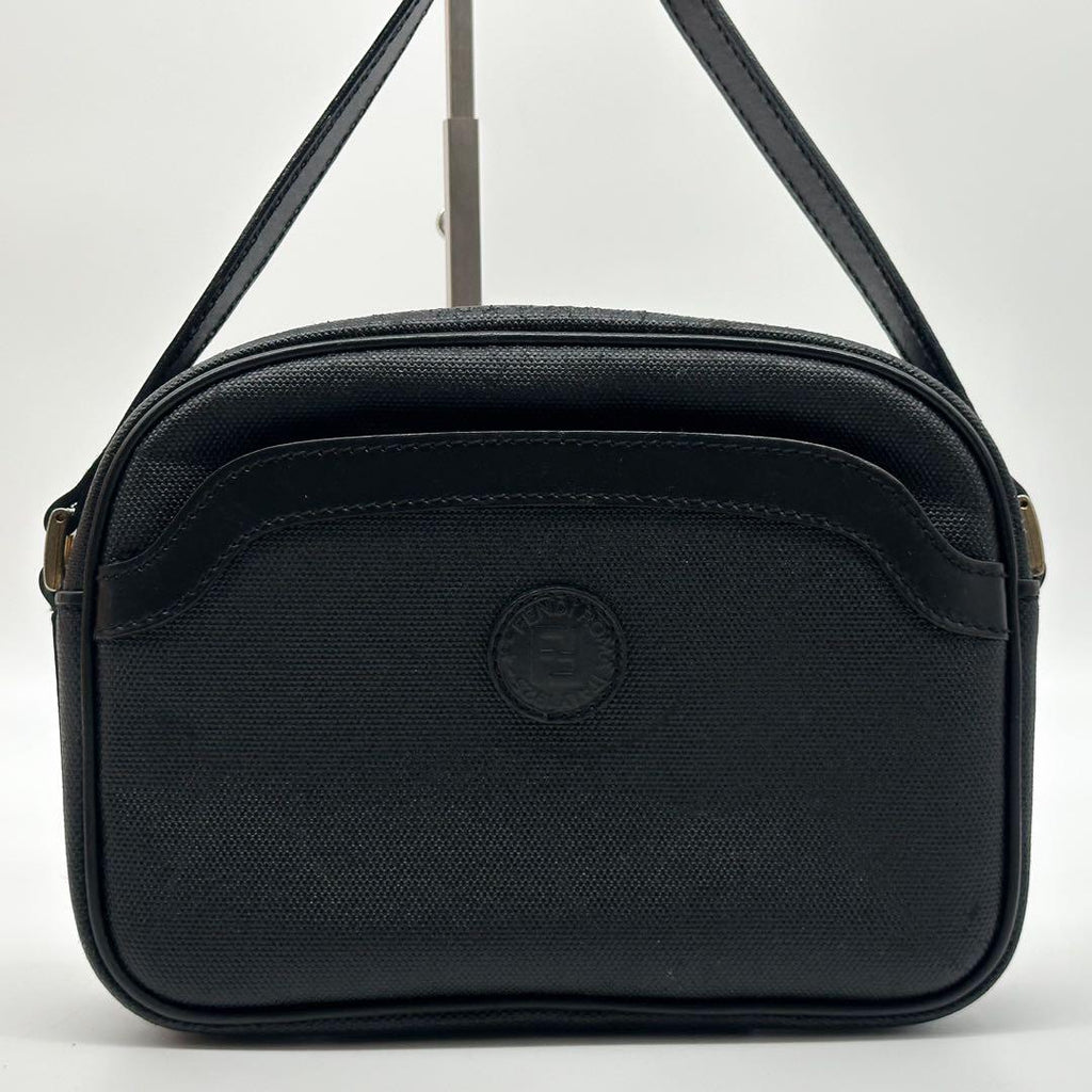 Fendi Pecan Shoulder Bag Leather Coating Vintage — view 2