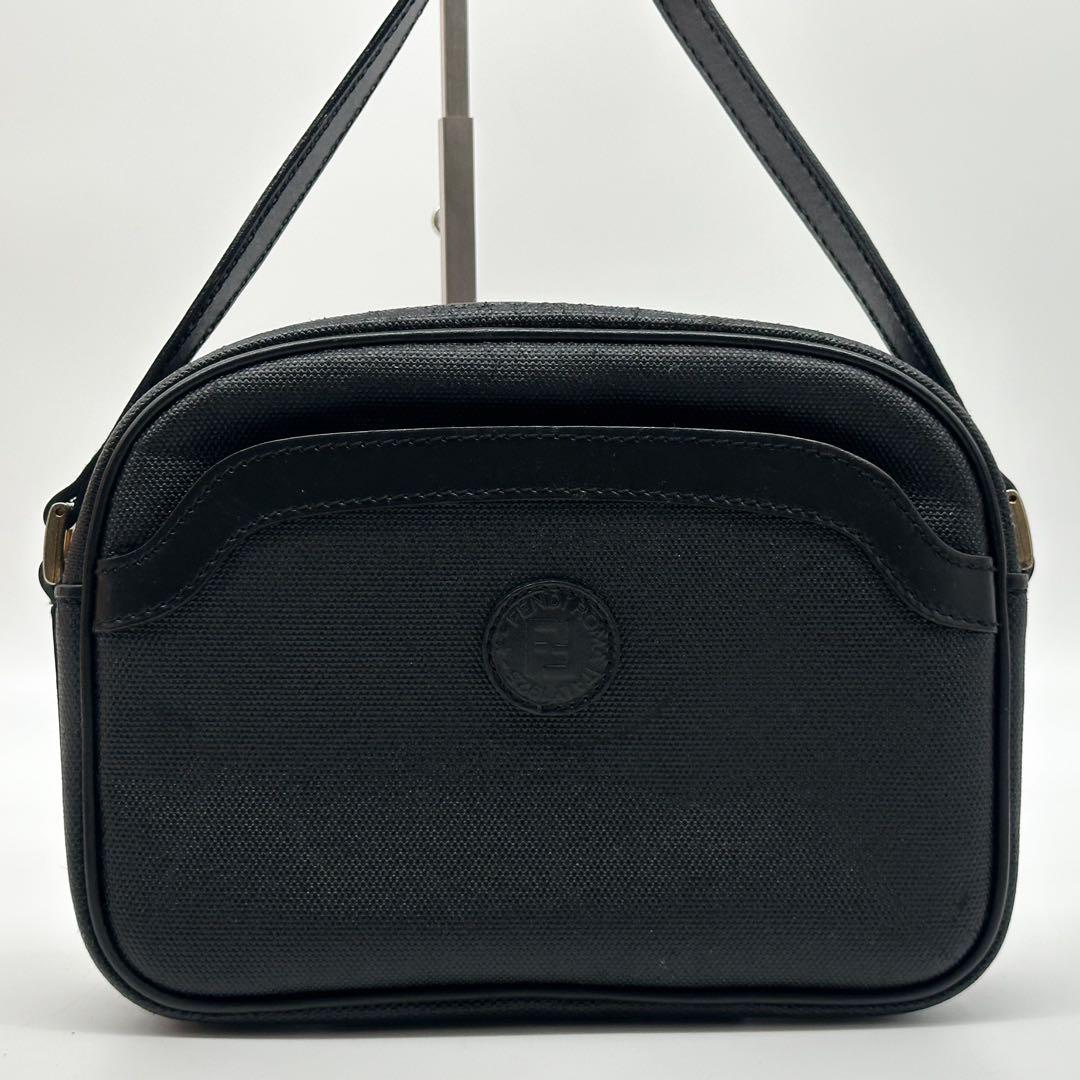 Fendi Pecan Shoulder Bag Leather Coating Vintage — view 2