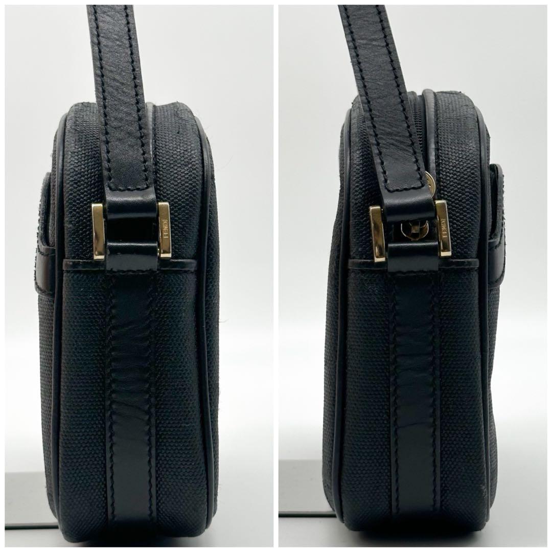 Fendi Pecan Shoulder Bag Leather Coating Vintage — view 5