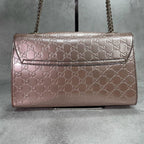 Gucci GG Shoulder Bag Horsebit Emily Pink — view 3