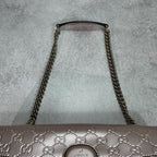 Gucci GG Shoulder Bag Horsebit Emily Pink — view 4