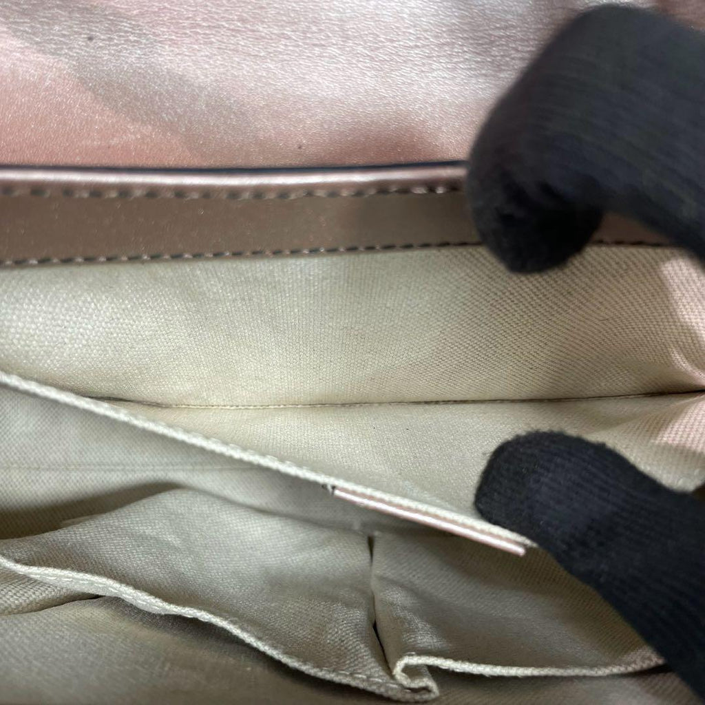 Gucci GG Shoulder Bag Horsebit Emily Pink — view 6