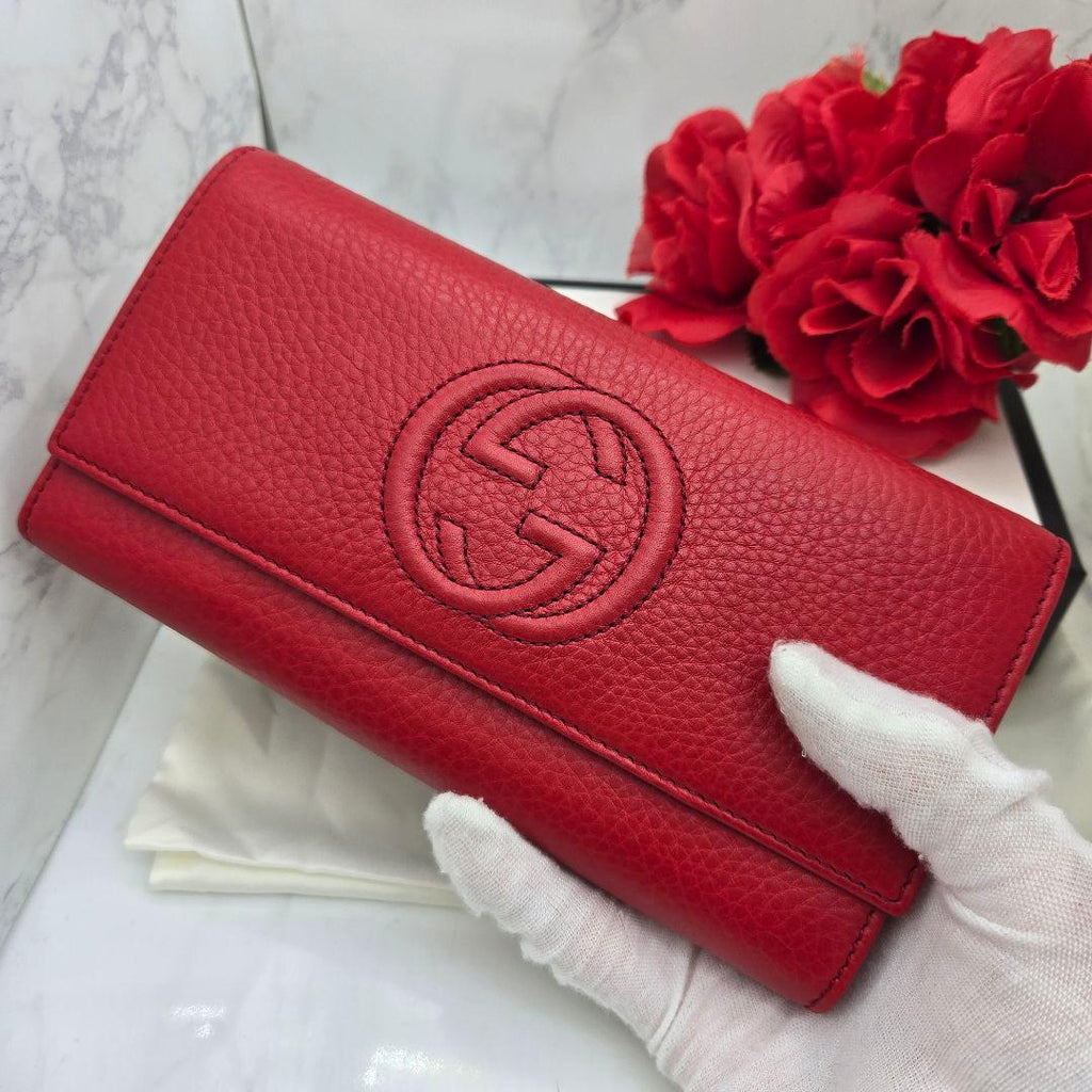 Gucci Soho GG Wallet Red — view 3