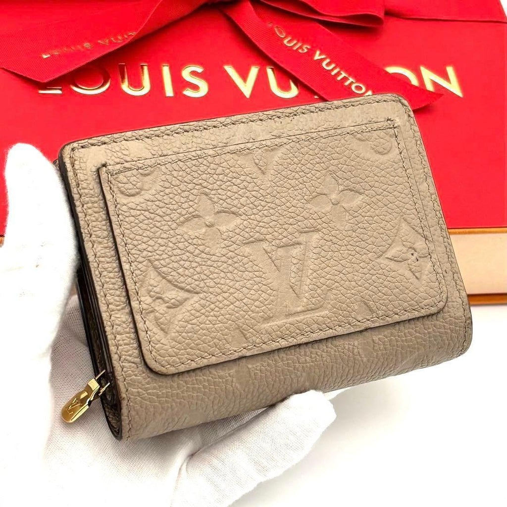 Louis Vuitton Wallet Empreinte Portefeuille Clair Beige