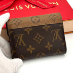Louis Vuitton Monogram Reverse Victorine Brown Wallet and — view 2