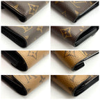 Louis Vuitton Monogram Reverse Victorine Brown Wallet and — view 8
