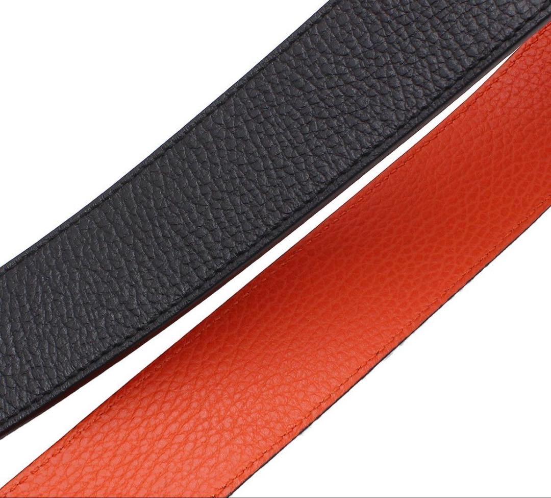 Gucci Double G Interlocking G Leather Reversible Belt — view 5