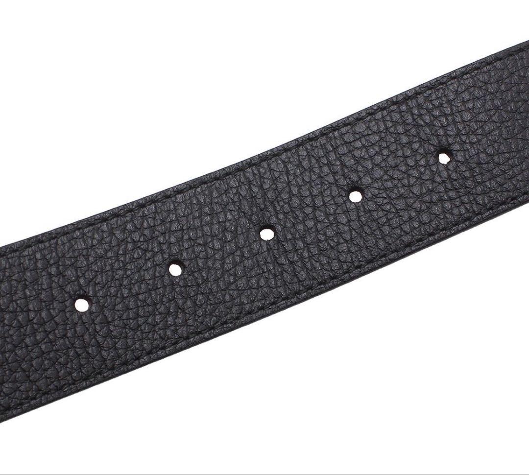 Gucci Double G Interlocking G Leather Reversible Belt — view 6